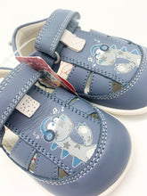Load image into Gallery viewer, Garvalin Dinosaur Sandal Indigo Blue 252334-A631