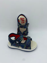 Load image into Gallery viewer, Garvalin Printed Sandal Blue