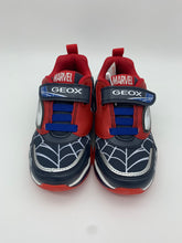 Load image into Gallery viewer, Geox Bayonic Lights Spiderman Trainer Royal/Red