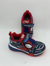 Load image into Gallery viewer, Geox Bayonic Lights Spiderman Trainer Royal/Red