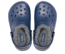 Load image into Gallery viewer, Crocs Classic Lined Clog Navy/Charcoal