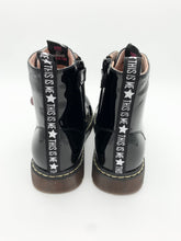 Load image into Gallery viewer, Garvalin Doc Style Ankle Boot Negro Patent