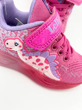 Load image into Gallery viewer, Lelli Kelly Dinosauro Lights Trainer Fuxia