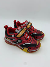 Load image into Gallery viewer, Geox Bayonic Lights Iron Man Trainer Black/Red