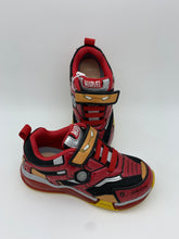 Load image into Gallery viewer, Geox Bayonic Lights Iron Man Trainer Black/Red