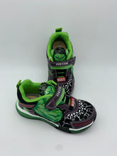 Load image into Gallery viewer, Geox Bayonic Lights Hulk Trainer Black/Green