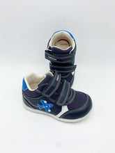 Load image into Gallery viewer, Geox Elthan Navy/Sky Airplane Shoe