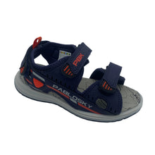 Load image into Gallery viewer, Pablosky Sandal PU Navy Red 973620