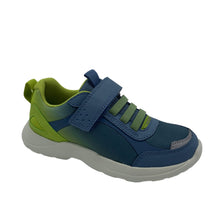 Load image into Gallery viewer, Green and blue children's shoe on a white background