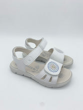 Load image into Gallery viewer, Ricosta Sarah Sandal White/Silver