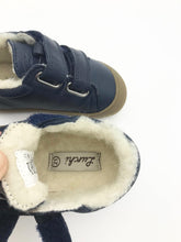 Load image into Gallery viewer, Lurchi Tola Fleece Lined Shoe Navy