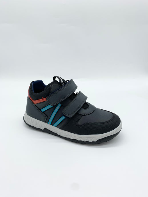 Pablosky Ankle Boot Marino grey blue  - Velcro trainer shoe boy Dublin 