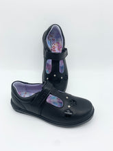 Load image into Gallery viewer, Ricosta Leona T-Bar Schwarz Black Leather
