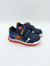 Load image into Gallery viewer, Geox Lightyloo Superman Trainer Navy/Royal B565ZB 000BC C4226
