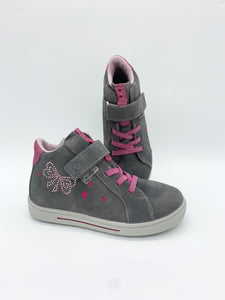 Ricosta Mala Tex Ankle Boot Carbon/Pop Pink.