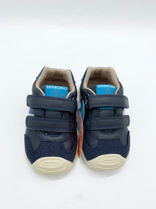 Biomecanics Casual Stripe Shoe White/Grey or Ocean Navy/Royal