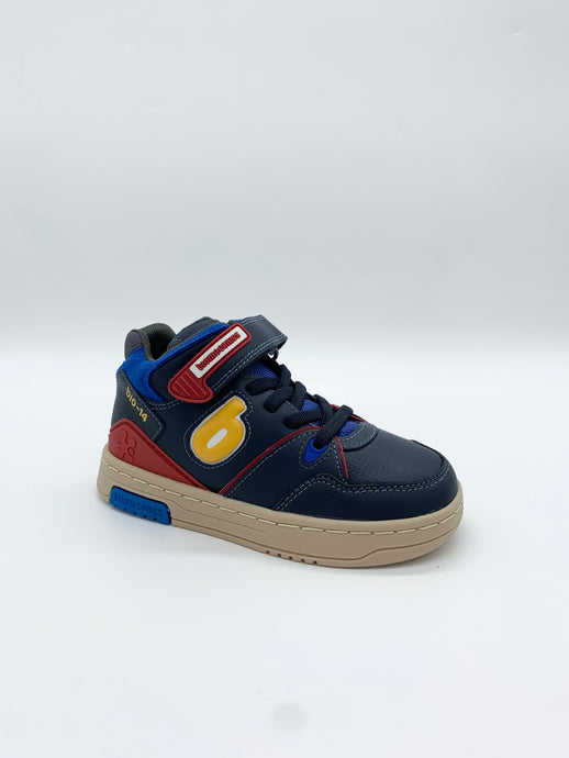 Biomechanics Hi-Top navy Ocean/Yellow/Red boy Dublin 