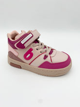 Load image into Gallery viewer, Biomechanics B Logo Hi-Top Cotton Pink.
