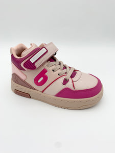 Biomechanics B Logo Hi-Top Cotton Pink.