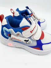 Load image into Gallery viewer, Garvalin Space Rocket Light Up Trainer White/Royal 262721-B050
