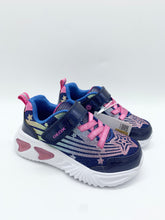 Load image into Gallery viewer, Geox Assister Lights Trainer Blue Pink/Multicolour J56E9B0ASKNC4356
