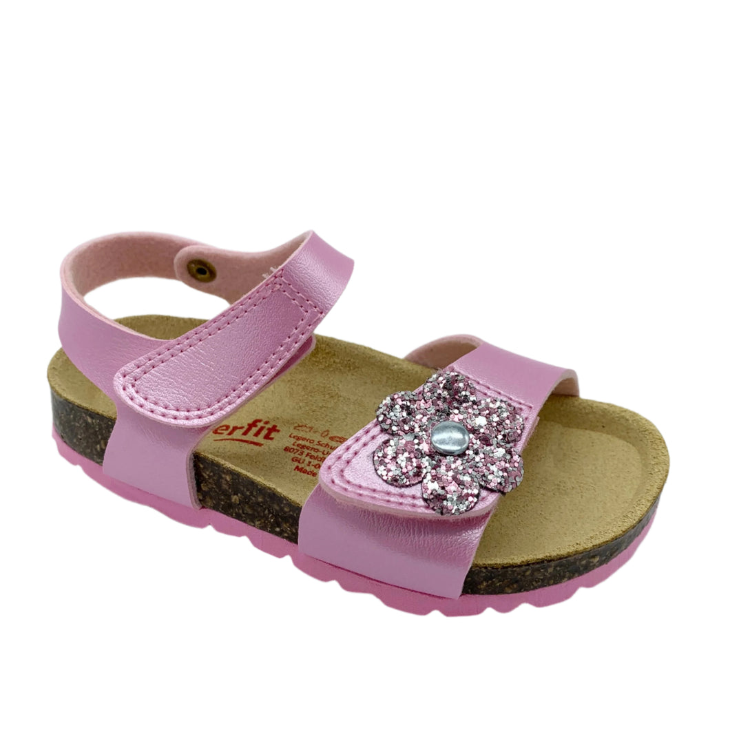 Superfit Fussbett Sandal Rosa Pink Flower