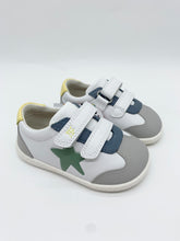 Load image into Gallery viewer, Garvalin Barefoot Star Shoe White/Blue Edera 262320-C863
