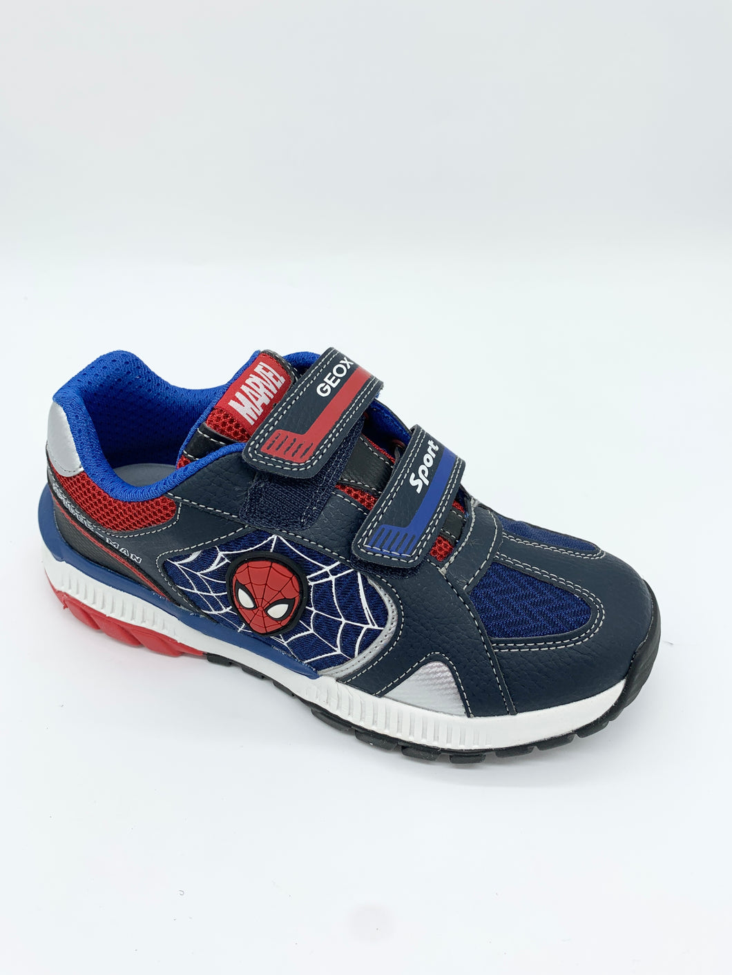 Geox Tuno Spiderman Trainer Navy/Red