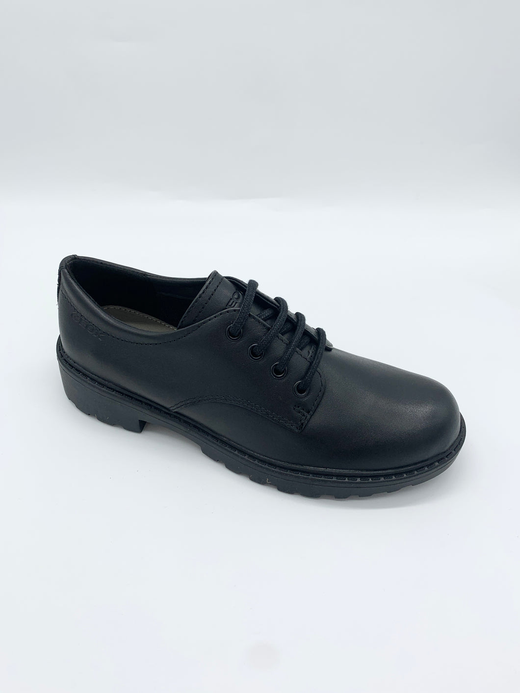 Geox Casey Lace Up Black Leather