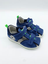 Load image into Gallery viewer, Superfit Football Sandal Blau Blue/Grun Green 1-000867-8000
