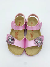 Load image into Gallery viewer, Superfit Fussbett Sandal Rosa Pink Flower
