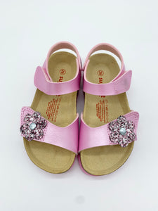 Superfit Fussbett Sandal Rosa Pink Flower