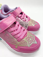 Load image into Gallery viewer, Geox Assister Lights Trainer Fuscia/Multicolour J56E9B 0ASKN C8238
