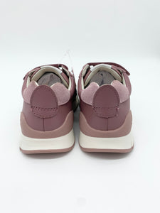 Biomecanics B Logo Leather Trainer Pink/Malva 231006-B165