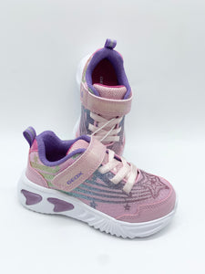 Geox Assister Lights Trainer Pink/Multicolour J56E9B0ASKNC8206
