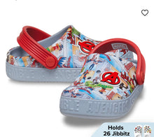 Load image into Gallery viewer, Crocs Avengers Off Court Blue/Grey
