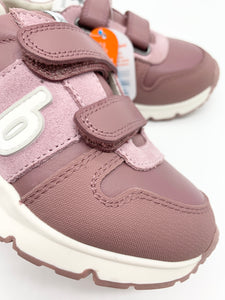 Biomecanics B Logo Leather Trainer Pink/Malva 231006-B165