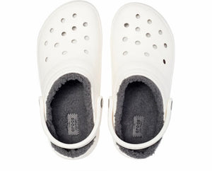 Crocs Classic Lined Clog White/Grey