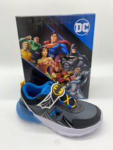 Load image into Gallery viewer, Geox Activart Iluminus Light Up Batman Trainer Black/Sky Blue J66LYA 014CE C9221
