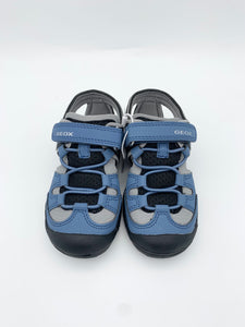 Geox Vaniett Closed Toe Sandal Lt Blue/Black