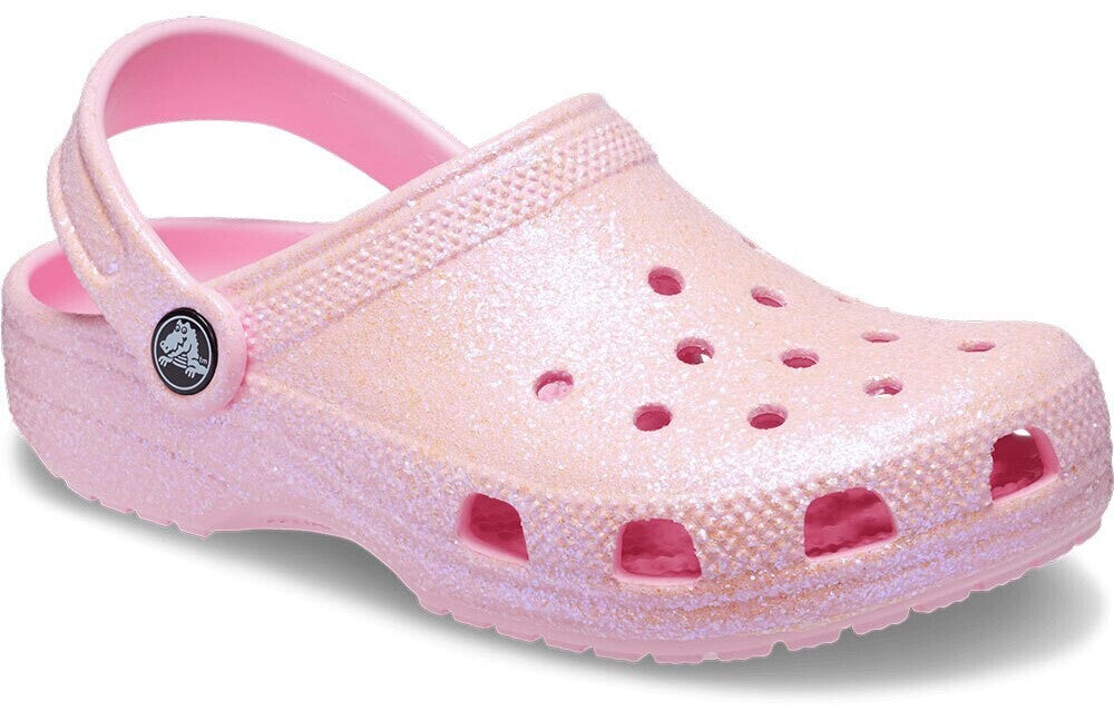 Crocs Classic Pink Glitter Clog