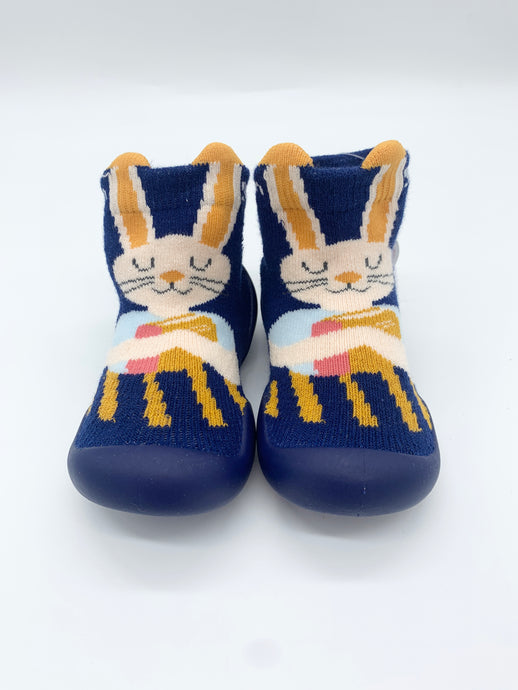 Garvalin slipper navy blue yellow boy Dublin 