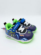 Load image into Gallery viewer, Primigi Hot Wheels Junior Lights Trainer Royal/Green 8990000
