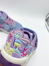 Load image into Gallery viewer, Geox Fadinlight Elsa Frozen Trainer Lilac/Sky Blue J65M4C0AN02C8RM4
