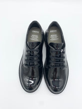 Load image into Gallery viewer, Geox Casey Lace Up Black Patent
