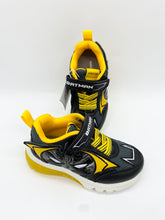 Load image into Gallery viewer, Geox Ciberdron Batman Lights Trainer Black/Yellow J56LBC0BC14C0054
