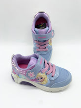 Load image into Gallery viewer, Geox Fadinlight Elsa Frozen Trainer Lilac/Sky Blue J65M4C0AN02C8RM4
