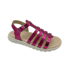 Load image into Gallery viewer, Geox Soleima Metallic Sandal Fuchsia
