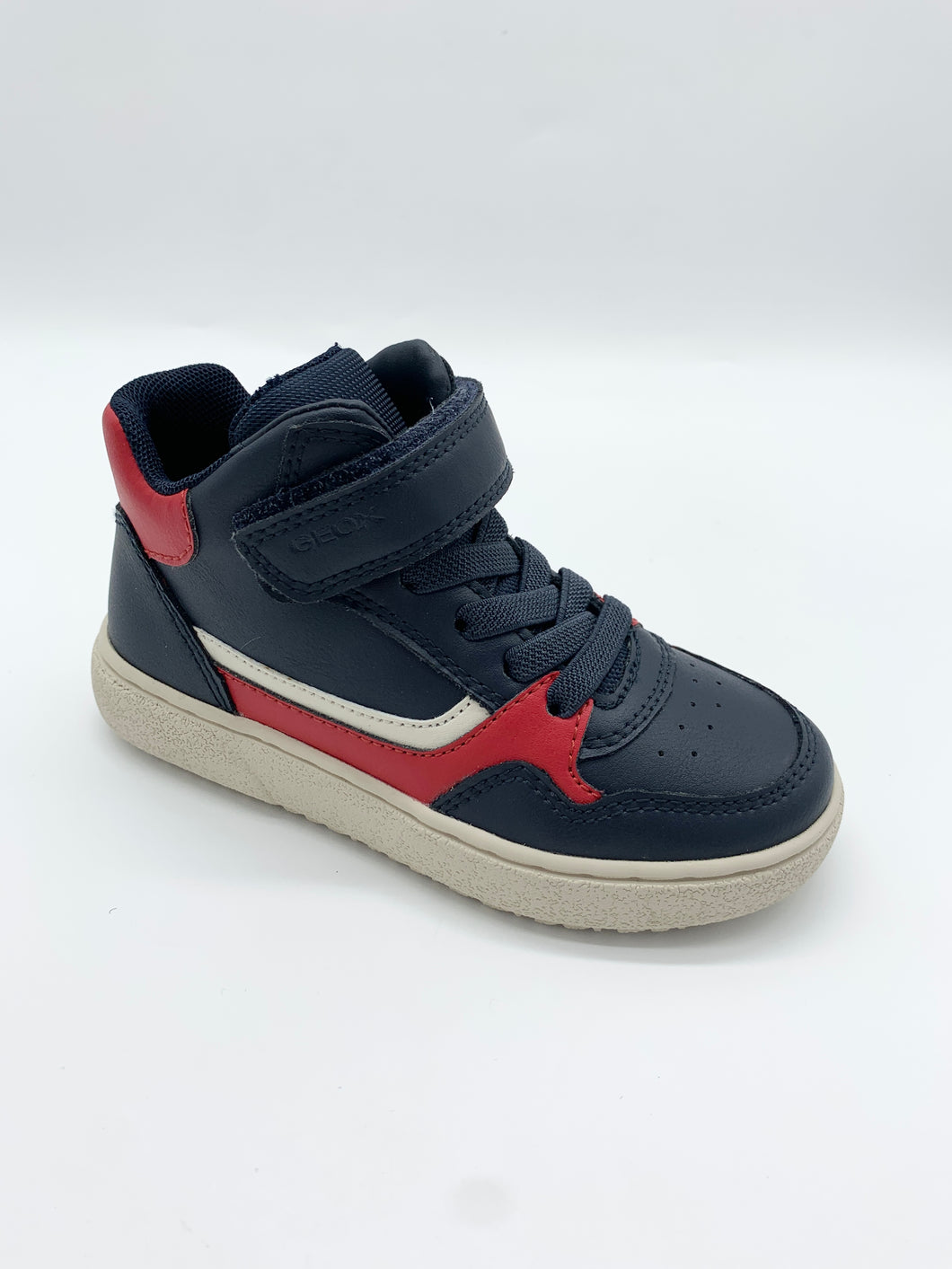 Geox Theleven Hi-Top Navy/Red J56LDB054FUC0735