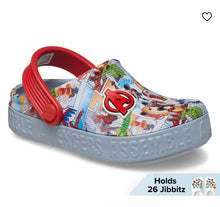 Load image into Gallery viewer, Crocs Avengers Off Court Blue/Grey
